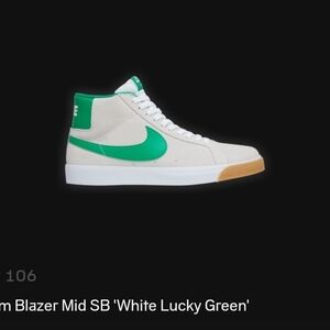 Nike Blazer Mid SB White Green Sneakers